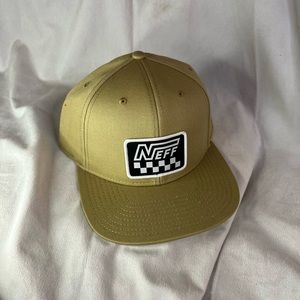 MENS NEFF Beige HAT SNAPBACK ADJUSTABLE CAP ONE SIZE